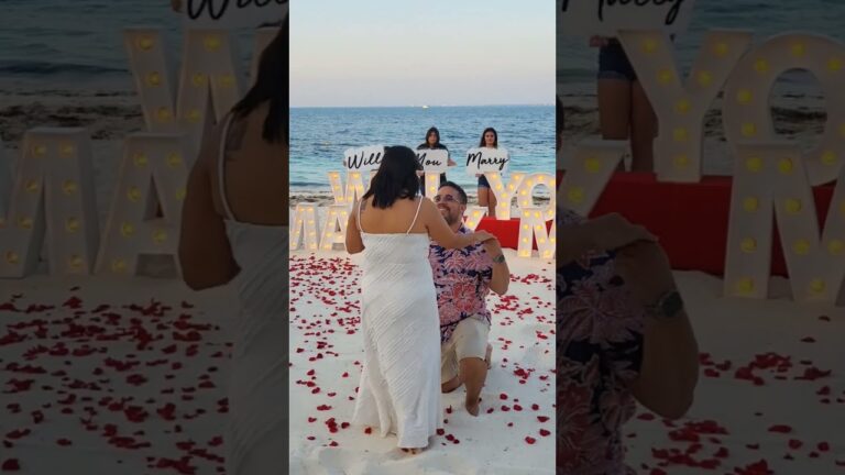 Read more about the article He surprised her and his children’s after 5 months relationship ! #cancunproposal #proposal #love