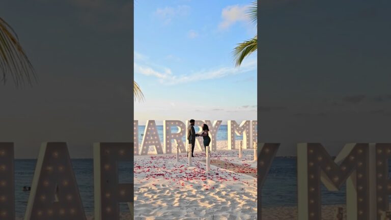 Read more about the article She was blown away by the proposal set-up! #cancunproposal