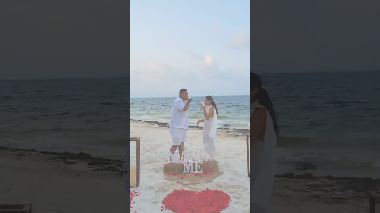 Read more about the article Not even the hurricane could stop this unforgettable proposal!#Love #marryme #cancunproposalplanner