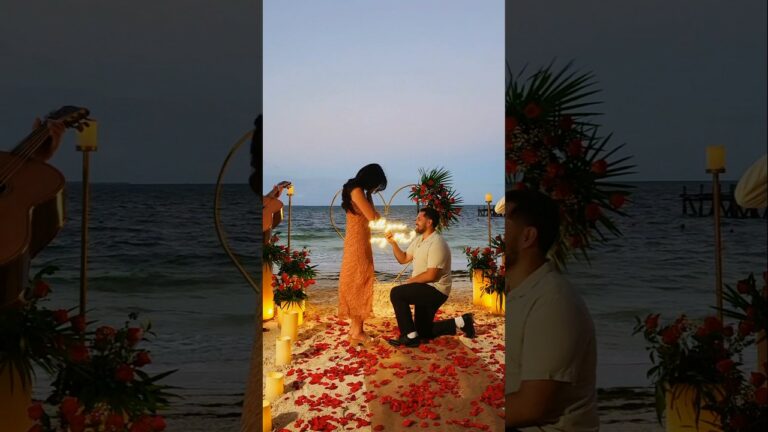 Read more about the article Mariachis + Cancun’s sunset = perfect proposal !😍💍 #cancunproposal #engaged #marriageproposal #love