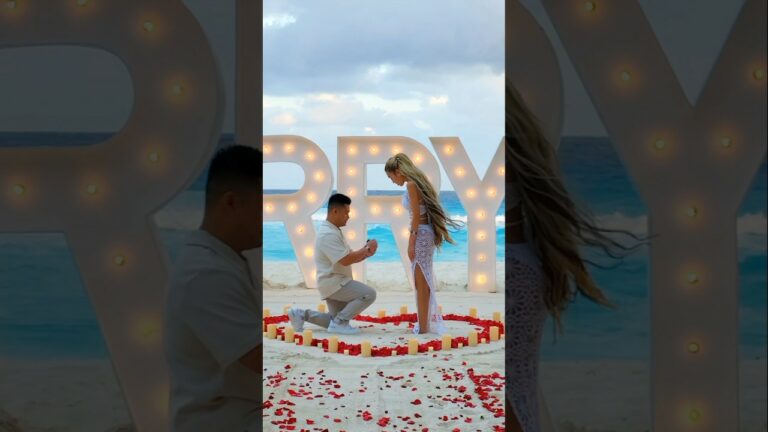 Read more about the article “Let’s make forever ours”#cancunproposalplanner #proposal #love #fyp #beach