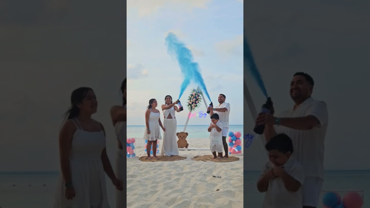 Read more about the article A little surprise is on the way! #genderreveal #itsaboy #cancun #blue