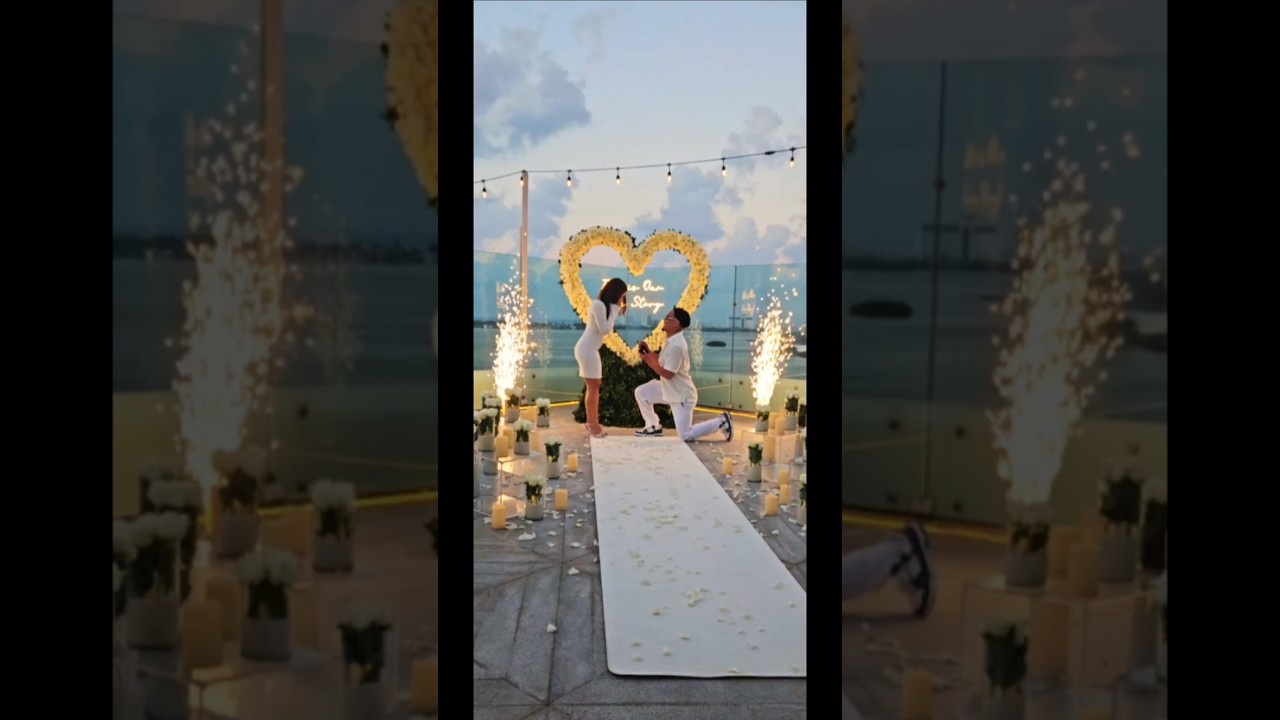 Read more about the article -“This is our love story”. ❣️ #cancunproposal #engaged #love #shesaidyes