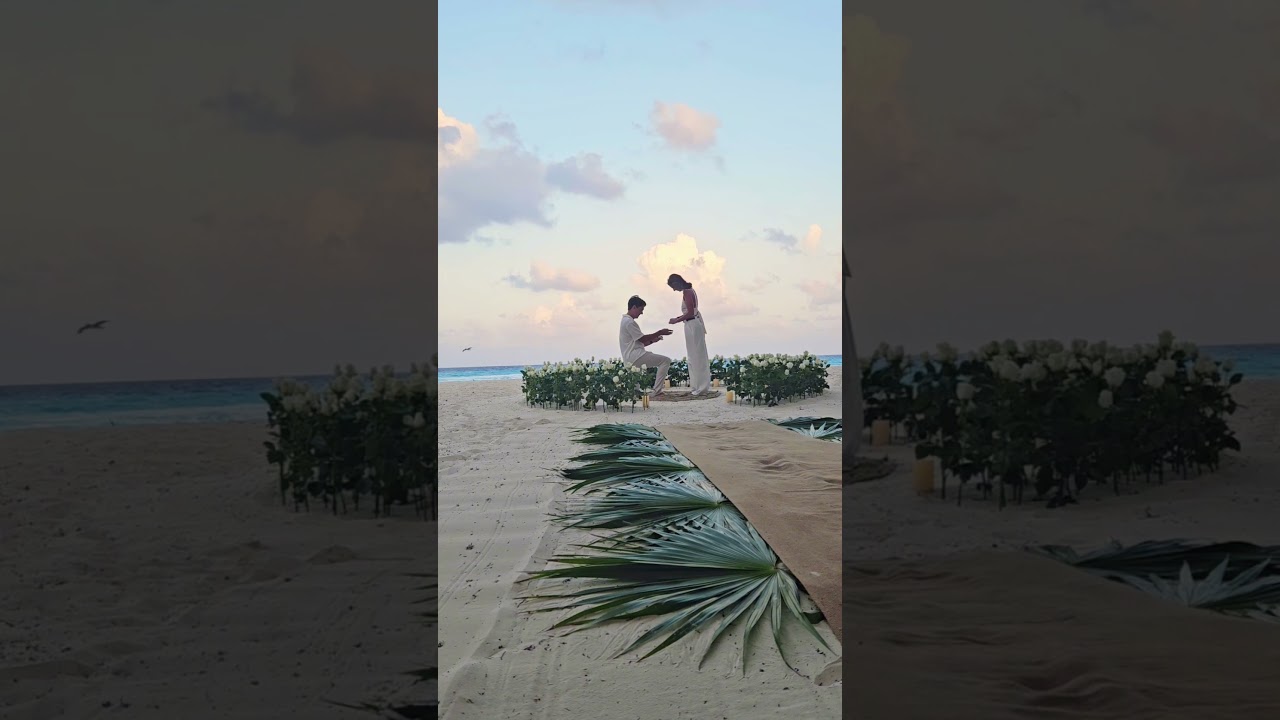Read more about the article From miles apart to a moment together❣️ #cancunproposal #proposal #cancunbeach #fyp