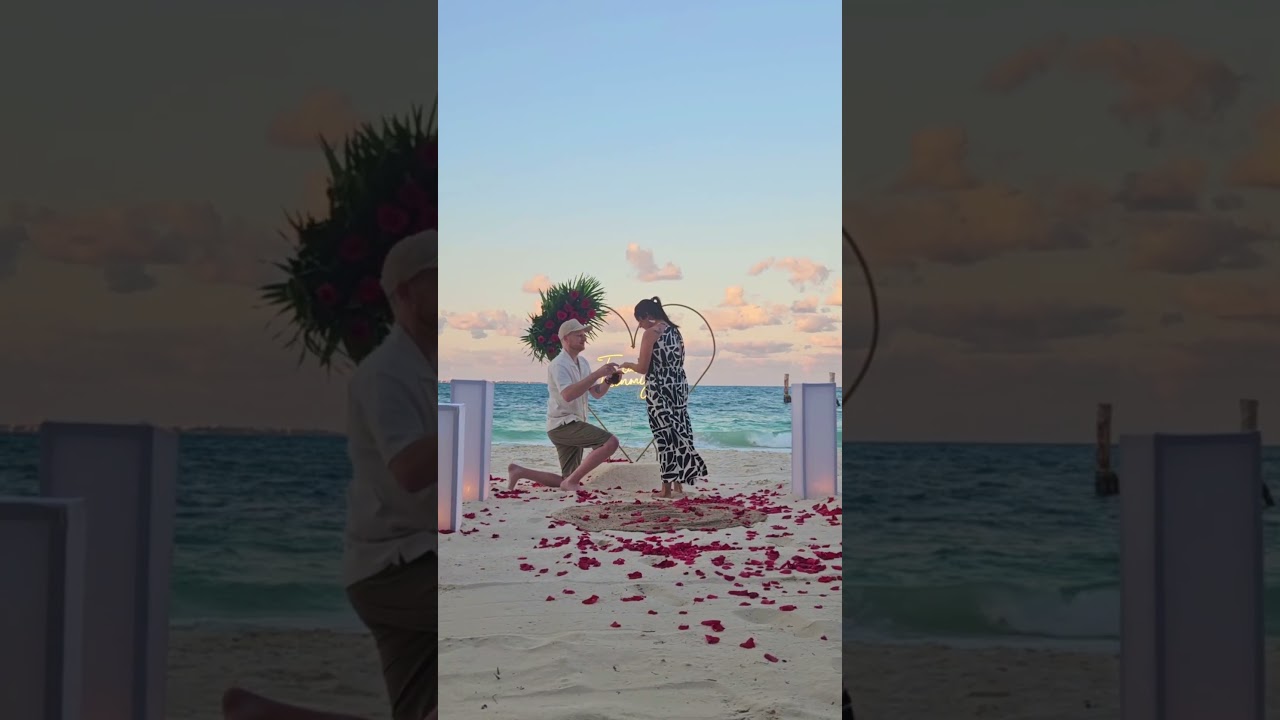Read more about the article A sunset, a question, a lifetime yes💞 #cancunproposal #proposal #cancunbeach #love #proposalplanner