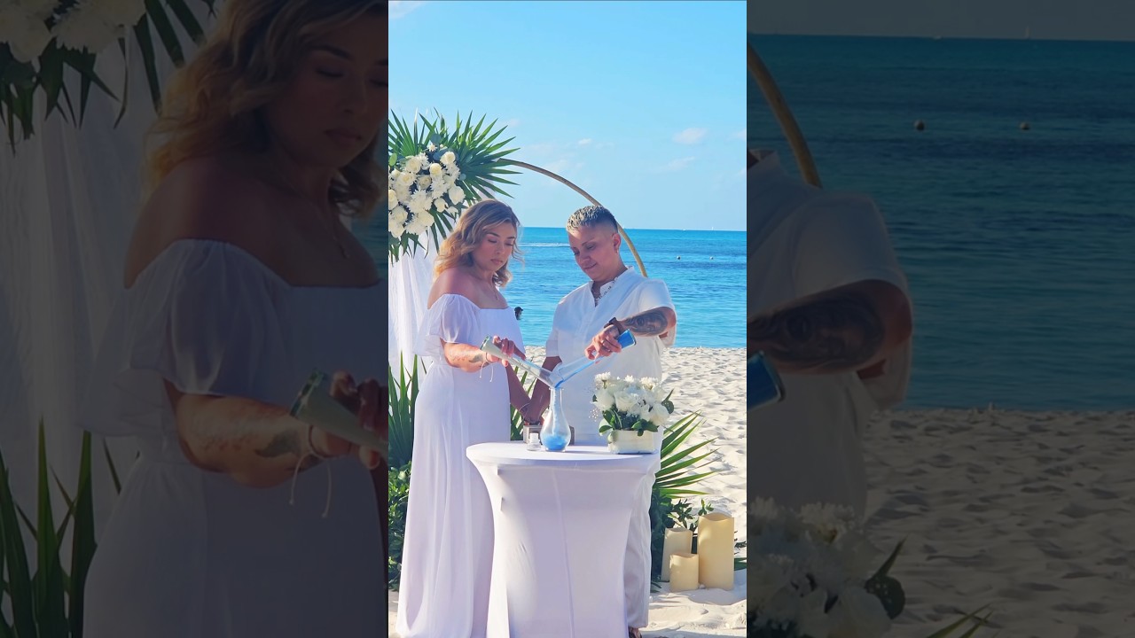 Read more about the article And as the two sands become one, so do you 💞✨#cancunproposalplanner #proposalplanner #engagement