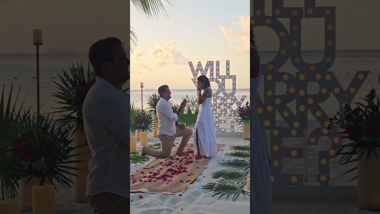 Read more about the article They grew up, then grew in love💖 #cancunproposal #proposalplanner #proposal #cancun #love #fyp