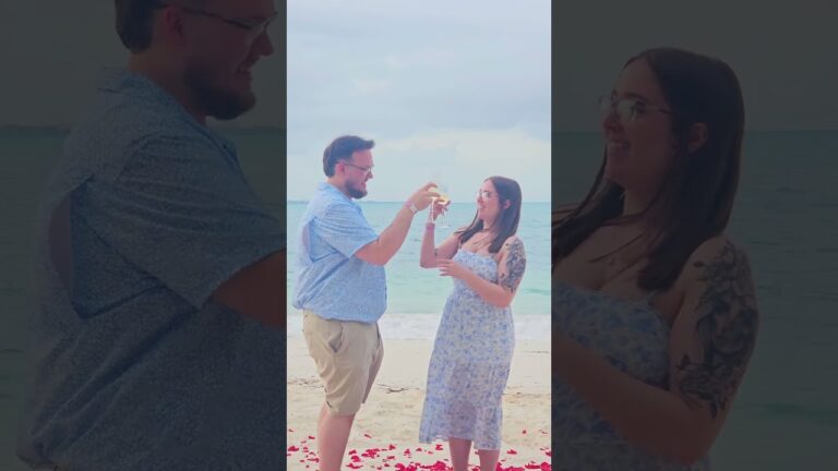 Read more about the article First trip together ending in a beautiful surprise! πβ¨ #cancunproposalplanner #luxuryproposal #love