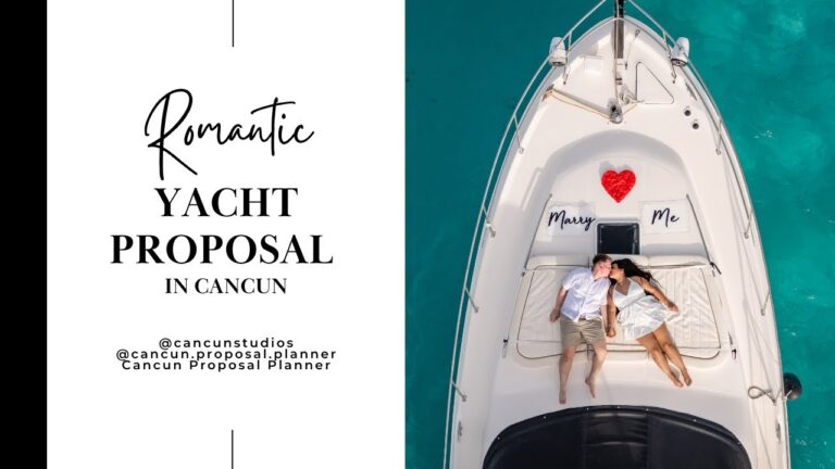 Read more about the article Romantic Yacht Proposal in the Caribbean #cancunproposal