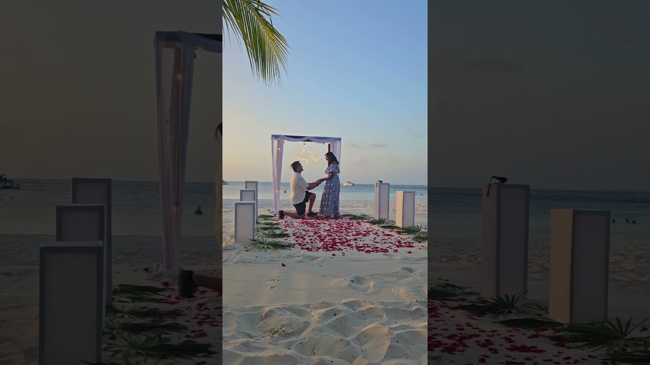 Read more about the article Wanted a beach day, left with a fiancé❣️ #cancunproposal #proposalplanner #love #proposal #engaged