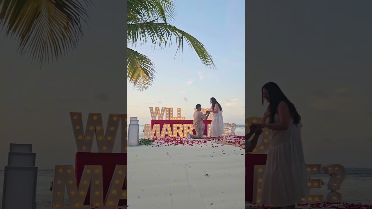 Read more about the article Came for dinner, left with a ring ✨💞#cancunproposalplanner #luxuryproposal #sunset #fyp #beach