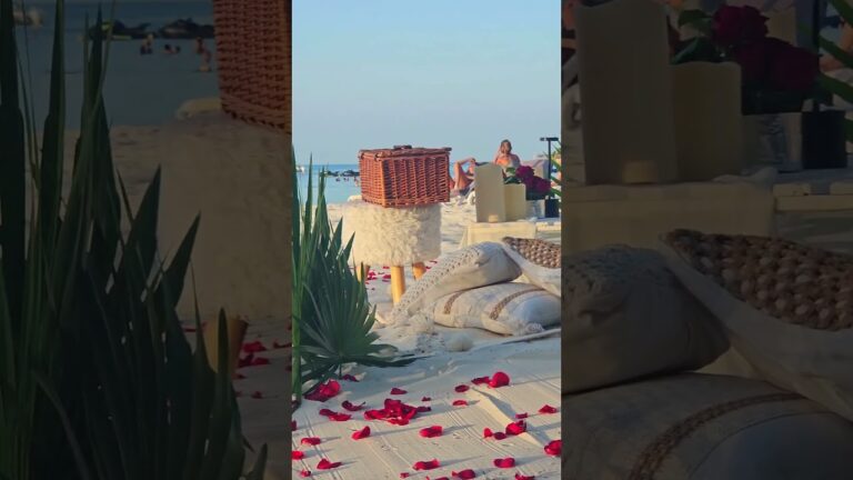 Read more about the article A sunset, a picnic, and the biggest yes of their lives💞 #cancunproposal #proposalplanner #proposal
