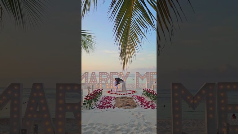 Read more about the article “Roses beneath us, sunsets above us, and love all around.”πΉπ
#cancunproposal #proposalplanner