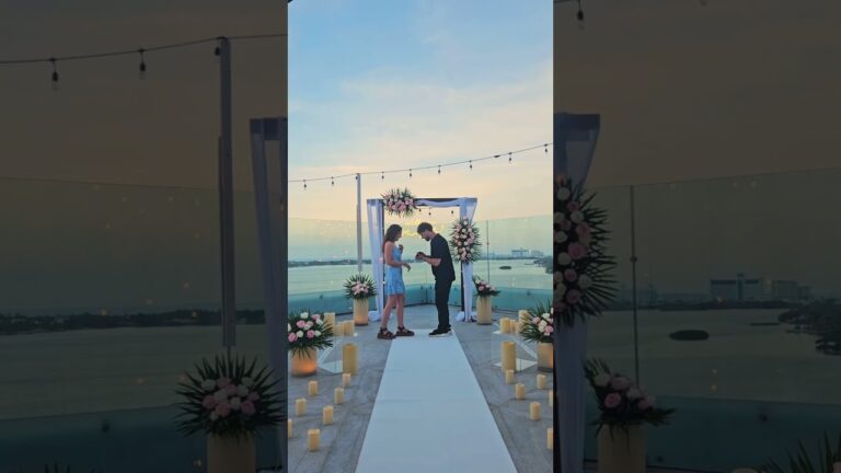 Read more about the article Let’s make this view our forever memory💓 #cancunproposal #proposalplanner #engaged #proposal