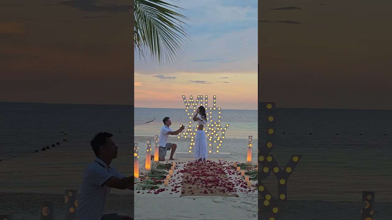 Read more about the article He proposed. The sky blushed🌅💖 #proposalplanner #cancunproposal #proposal #love