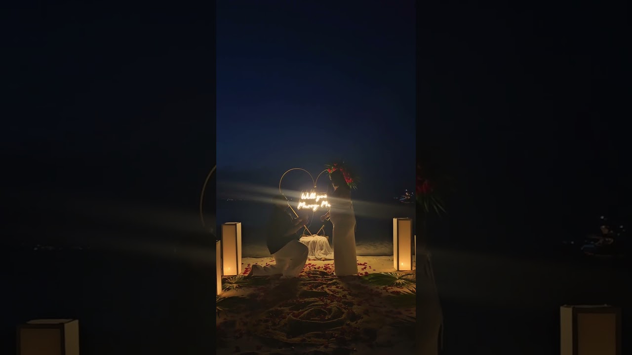Read more about the article One beach. One night. One promise🎆❣️ #cancunproposal #proposalplanner #proposal