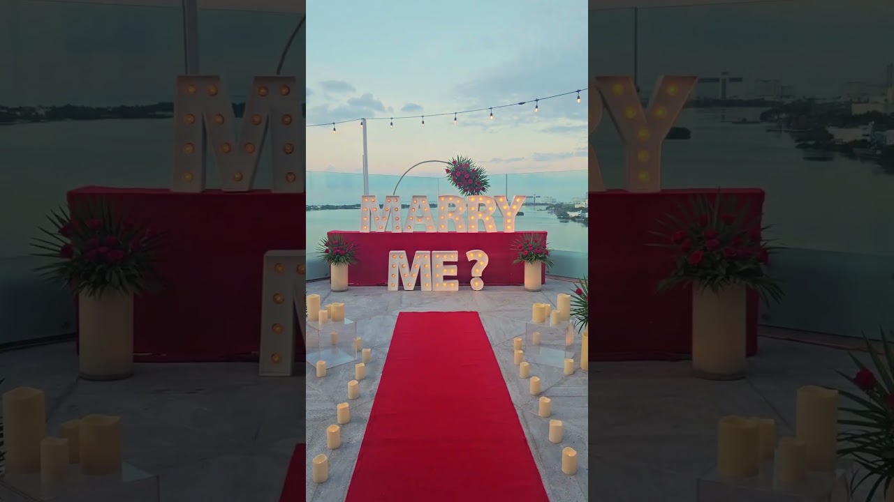 Read more about the article One sunset, one rooftop, one question that changes everything❣️✨ #cancunproposal #proposalplanner