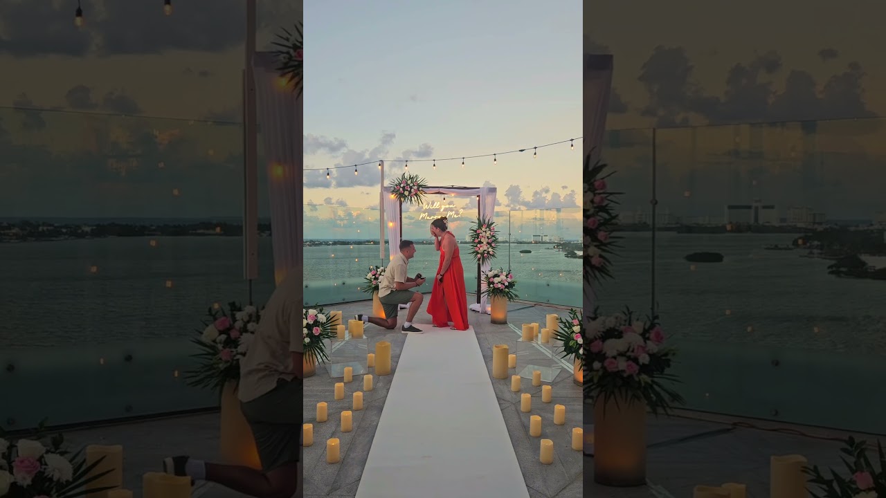Read more about the article As the sun set, my forever began❣️ #cancunproposal #proposalplanner #proposal #love