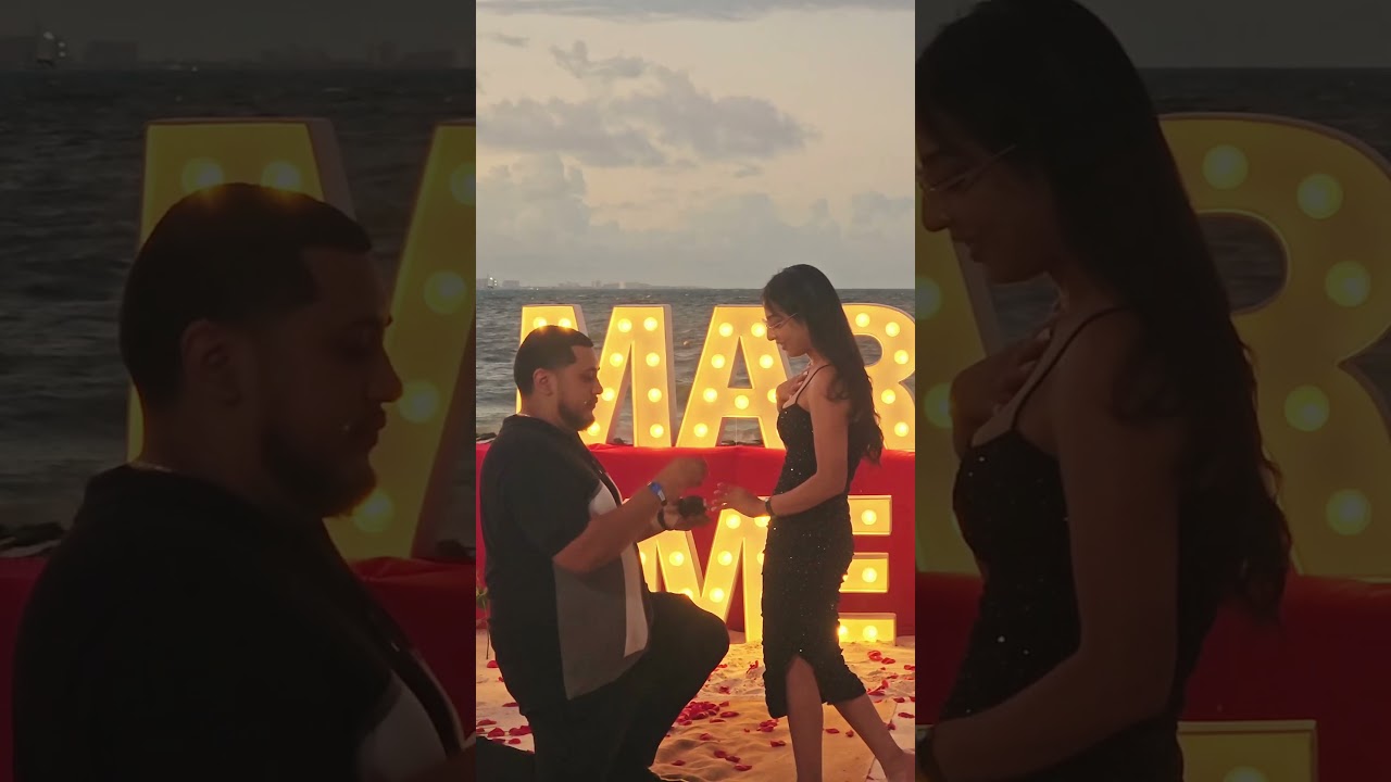 Read more about the article Love and saltwater — the perfect mix🌊❣️ #cancunproposal #proposalplanner #proposal #engaged