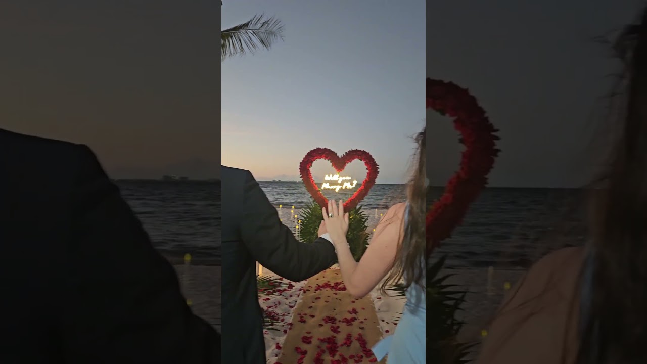 Read more about the article When love and the ocean collide🌊💍 #cancunproposal #proposalplanner #beach #weddingproposal #cancun