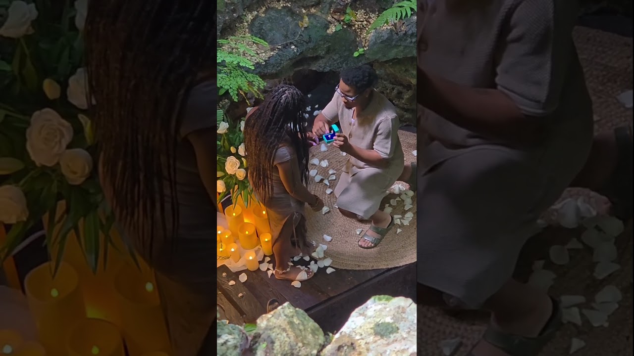 Read more about the article A mystical cenote transformed into a sacred space for love #cancunproposal #proposalplanner