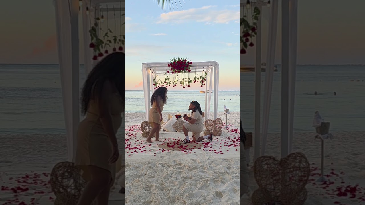 Read more about the article Dreamy beachside proposal picnic in Cancun where “forever” began. #CancunProposal #ProposalPlanner