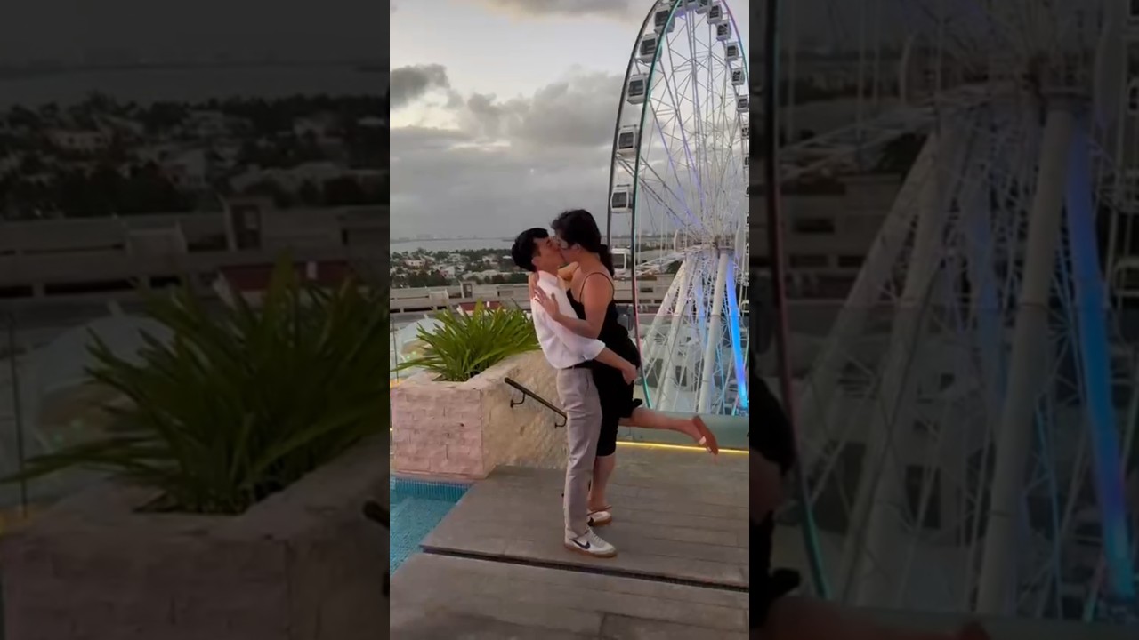 Read more about the article Proof that nothing, not even strong wind can shake real love#cancunproposal #proposalplanner