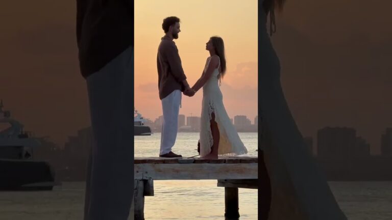 Read more about the article From the chaos of home to the calm of the Cancun, she said Yes! #cancunproposal #engaged #love