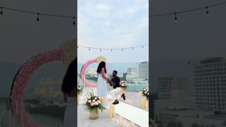 Read more about the article He built her a garden in the sky just to ask one question #cancunproposal #shesaidyes #cancun