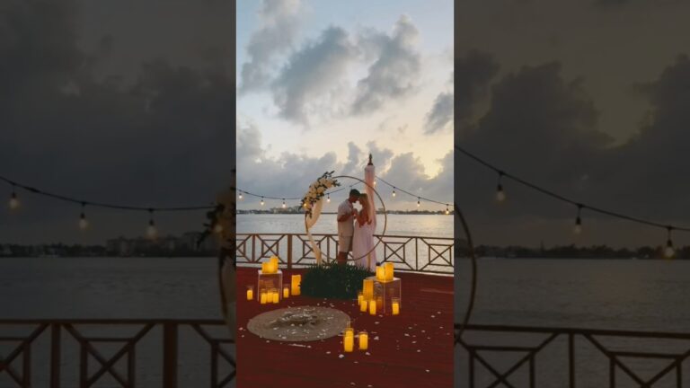 Read more about the article Some moments are so perfect they don’t feel real. Three hearts said yes that evening #cancunproposal