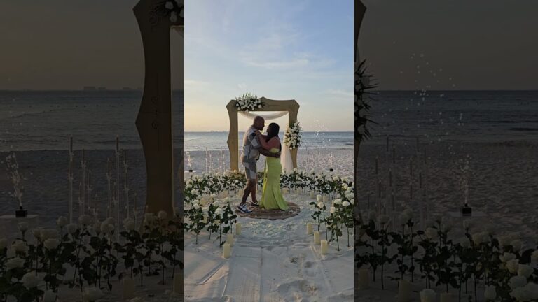 Read more about the article He planned a Dream Proposal for his beautiful girlfriend #cancunproposal #engaged #love