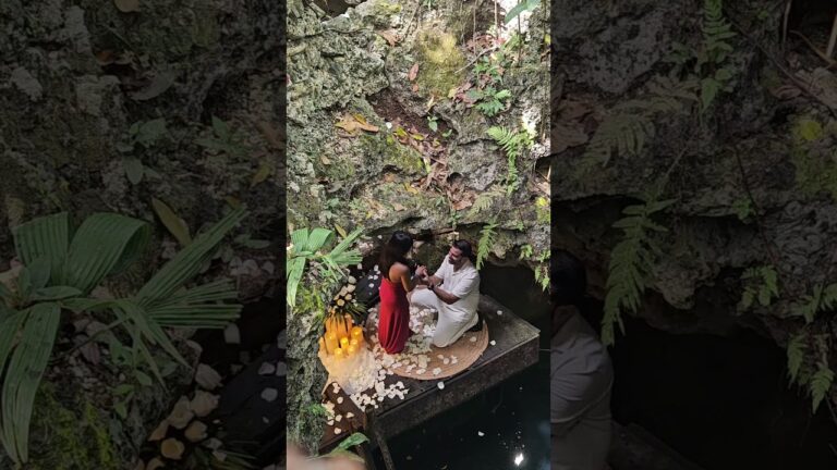 Read more about the article POV: Your dream proposal is set-up at a mystical cenote in Cancun Mexico #cancunproposal #proposal