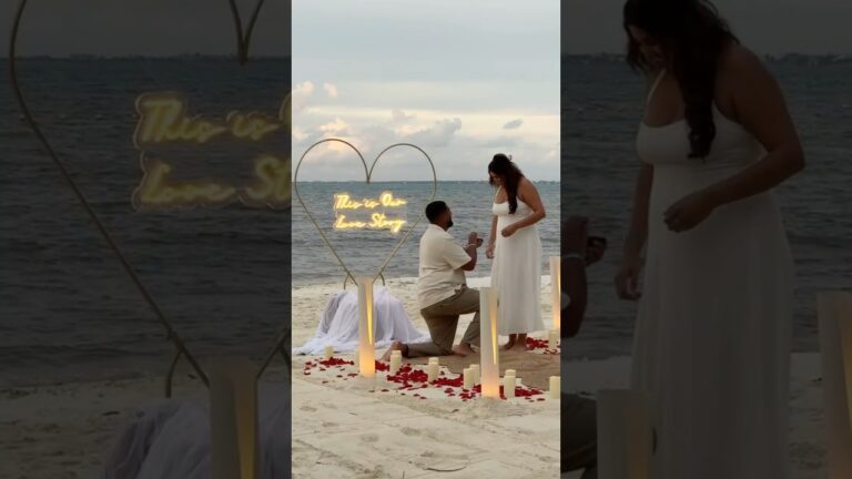 Read more about the article When you know you know! #cancunproposal #engaged #proposal #love #marryme